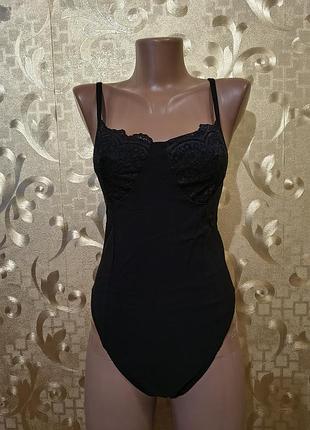 Боди черный женский