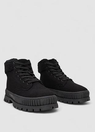 Черевики жіночі зимові на хутрі, колір чорний, 248rcx1750-2