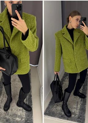 Ефектне жакет /пальто вовна