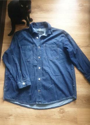 Сорочка джинсова
