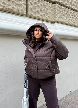 Жіноча зимова куртка оверсайз, куртка, зимня курточка