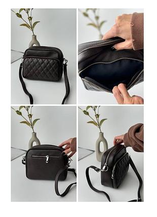 Итальянская сумка через плечо женская кожаная