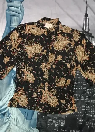 Sezane meadow paisley blouse. блуза с принтом пейсли.