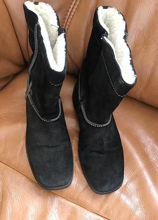 Rieker теплі черевики з натуральної замші