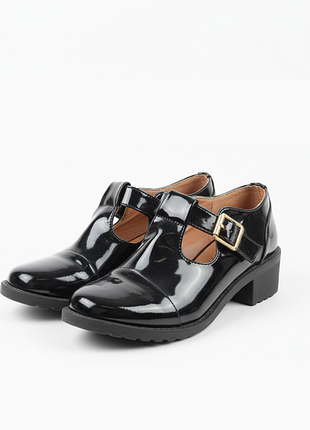1+1=3!! лакированные туфли тракторная подошва мери джейн