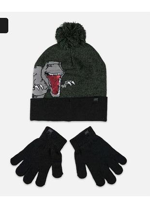Шапка та рукавиці набір