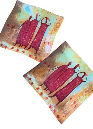 Тарілки для фруктів та десертів