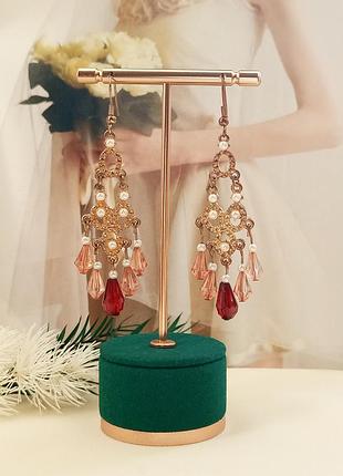 Винтажные серьги подвески, легкие, игривые, винтаж