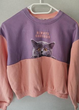 Світшот h&m утеплений на дівчинку