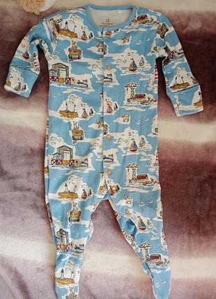 Человечек голубой на мальчика