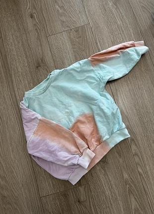 Світшот дитячий з принтом тай дай