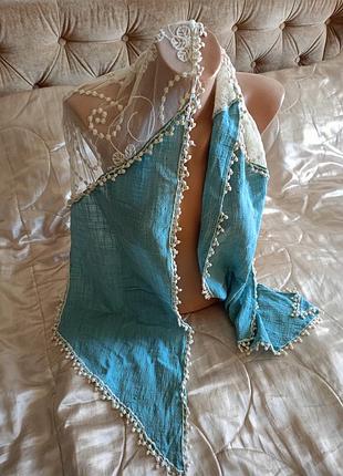 Шарф мережево бавовна