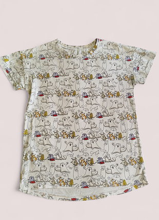 Футболка принт кіт саймон