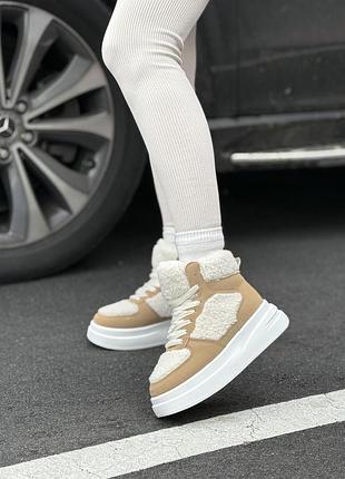 Зимние ботинки женские в трех цветах