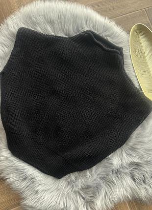 Вʼязана жилетка у стилі zara