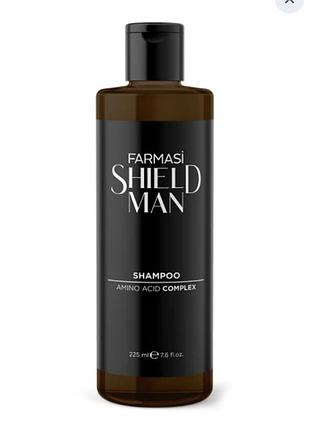 Чоловічий шампунь shield man amino acid, 225 мл