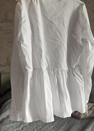 Сорочка біла для дівчинки блузка