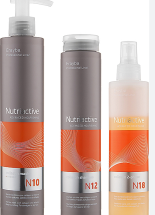 Питательный шампунь с коллагеном и эластином erayba collastin shampoo n12