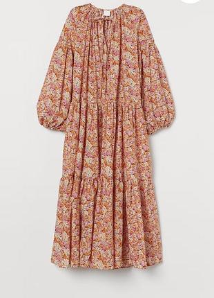 Сукня h&m в квітковому принті. розмір l (але можна і менше, буде як оверсайз)