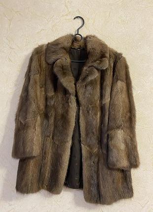 Натуральна норкова шуба