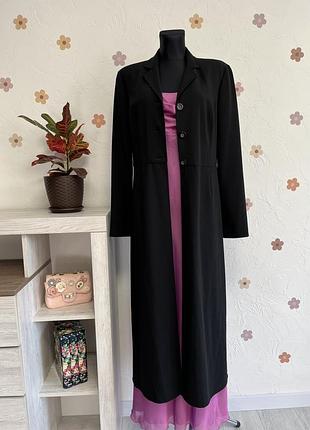 Подовжений піджак плащ накидка кардиган