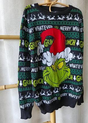Новорічний светр, кофта з grinch