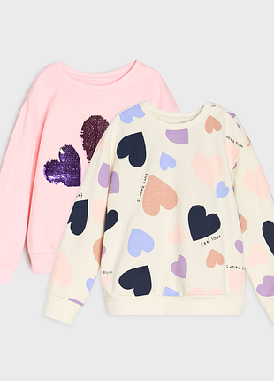 Свитшоты 2 шт. для девочки sinsay