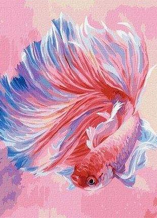 Картина по номерам "рыба петушок" kho4459 yargo
