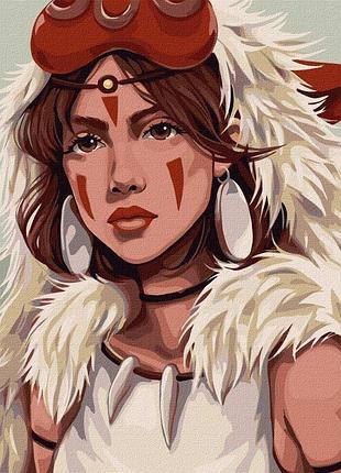 Картина по номерам - принцесса мононоке ©lien_illustration кно4892 yargo