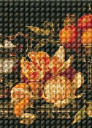Алмазная мозаика "натюрморт с апельсинами" amo7411 yargo