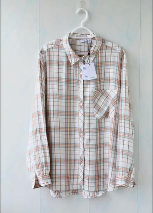 Жіноча базова сорочка в карту m&co, віскоза.