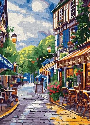 Картина по номерам "улочка во франции" kho3651 yargo