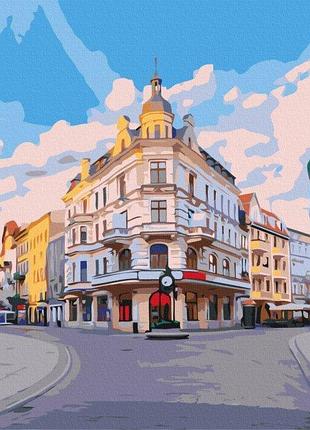 Картина за номерами "вулички міста торунь", в термопакеті 40*50см bs53432 yargo