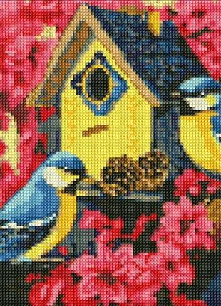 Алмазная мозаика без подрамника "уютный скворечник" amc7848 yargo