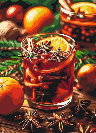 Картина за номерами новорічний глінтвейн 40*50 см lw3415 yargo
