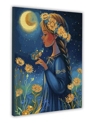 Картина за номерами з алмазною мозаїкою "місячна казка" 955379 yargo