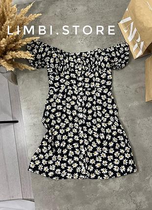 🌷квіткова сукня бершка віскоза цветочное платье сарафан плаття bershka