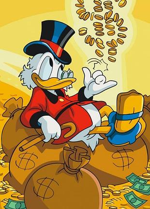 Картина по номерам "scrooge mcduck" 40*50см, в термопакете 11576-ac yargo
