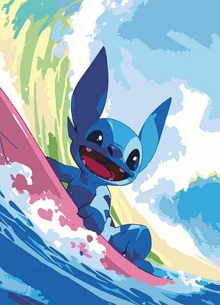 Картина по номерам стич 40х50 см w1022 yargo