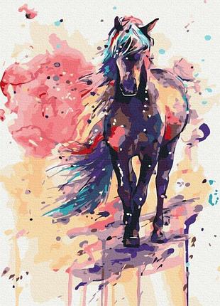 Картина по номерам фантастическая лошадь 40*50см bs108 yargo