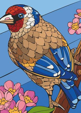Картина по номерам "щигол" лак 30*30см 11532-ac yargo