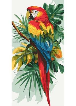 Картина за номерами "яскравий ара" 40*80см 11721-ac yargo