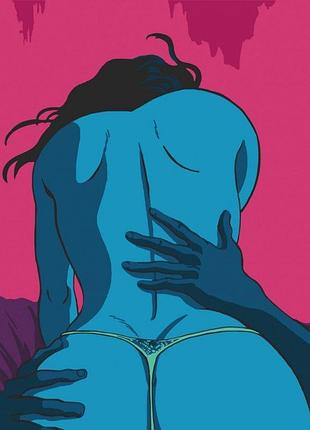 Картина за номерами "пристрасні обійми" 40*50см 10031-ac yargo