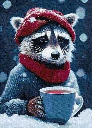 Картина за номерами "зимова кава" kho4400 yargo