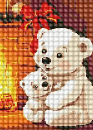 Алмазная мозаика без подрамника "домашнее тепло" с ав стразами amc7807 yargo
