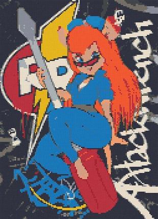 Алмазная мозаика гаечка "чип и дейл" 40х50 см od3470 yargo