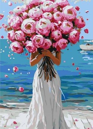 Картина по номерам обьятия роз 40*80 см lw5152 yargo