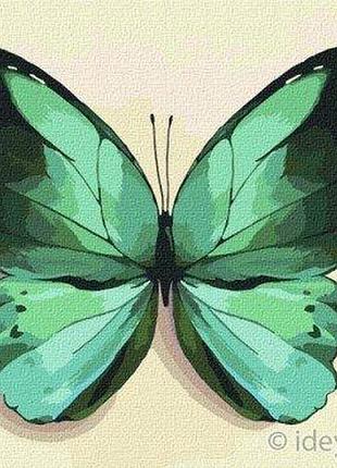 Картини за номерами "зелений метелик" кно4208 yargo