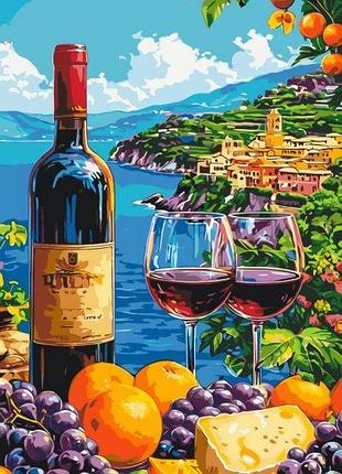 Картина по номерам средиземноморский натюрморт 40*80 см lw5143 yargo