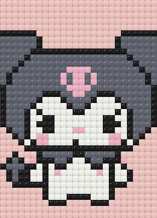 Алмазная мозаика мини куроми розовая 10*10 см odm0102 yargo